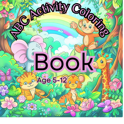 ABC Activity Book Template for children | Create & Publish on Amazon Effortlessly