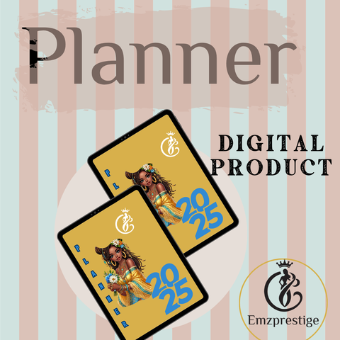Planner 2025 Cover bohemian