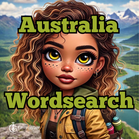 Australia Word search collection