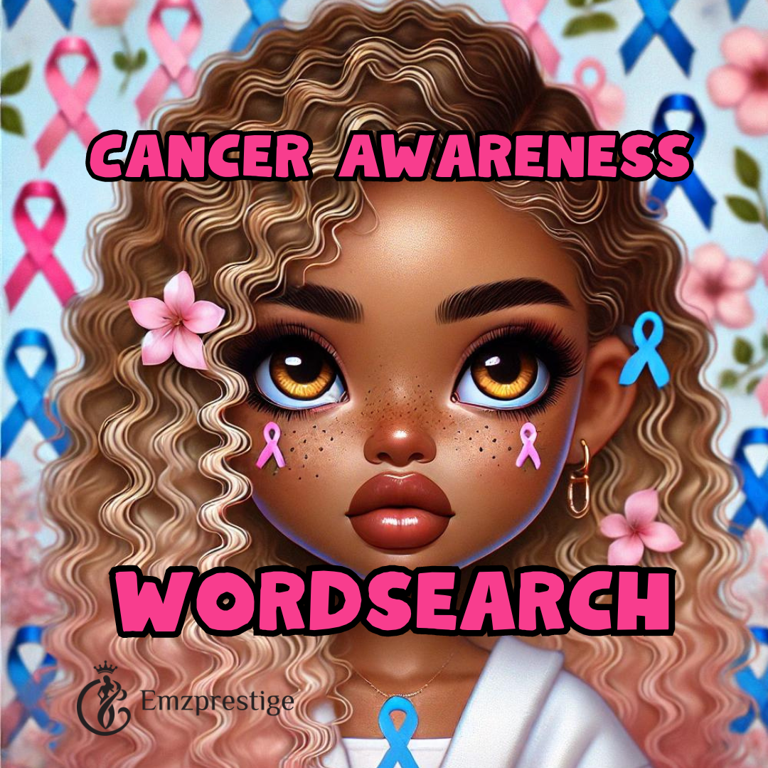 Positive words for Cancer Patients wordsearch collection