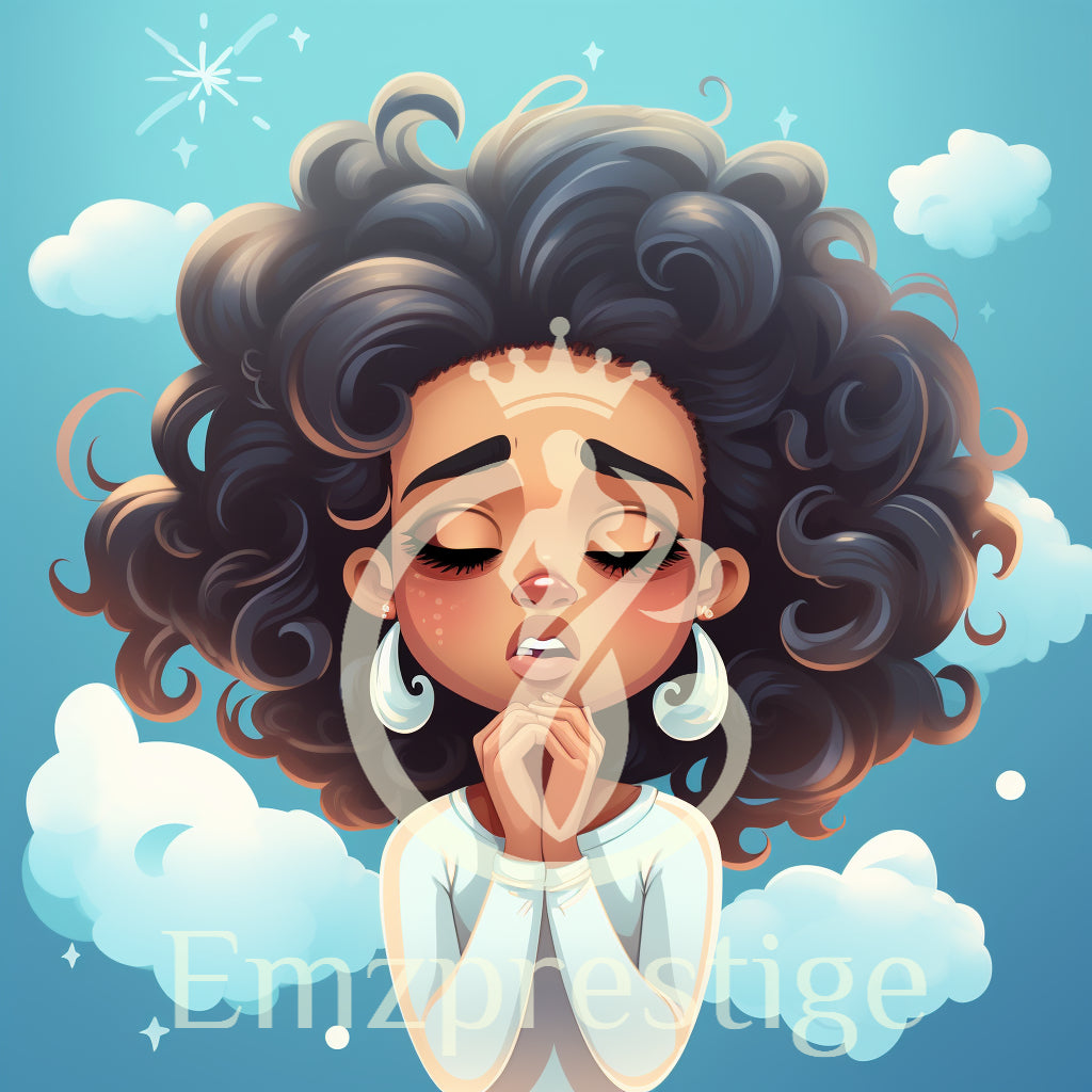 Praying girl Set