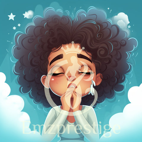 Praying girl Set